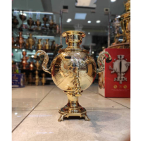 خرید، قیمت و مشخصات سماور زغالی برنجی، 7 لیتری، مدل جهان نما، وزن بالای 5 کیلو، دسته طوری سفارشی برنجی ارزان و با کیفیت _ هنرظریف