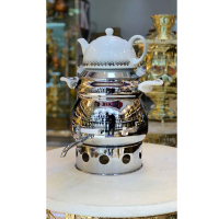 خرید، قیمت و مشخصات کتری رو گازی 5.5 لیتر، تمام برنجی، مهر روسی، ورق ضخیم، زیبا و خاص ارزان و باکیفیت _ هنرظریف