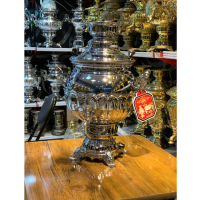 خرید، قیمت و مشخصات سماور گازی 12 لیتر مدل تینا، ورق ضخیم دارای شیر استاندارد ارزان و باکیفیت _ هنرظریف