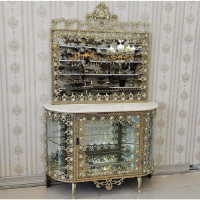 خرید، قیمت و مشخصات آینه کنسول ویترینی مدل آفتابگردان بزرگ، زیر قیمت بازار_ هنرظریف