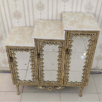 خرید، قیمت و مشخصات جاکفشی برنزی مدل گل تاج دار سه درب، با قیمت مناسب_ هنرظریف