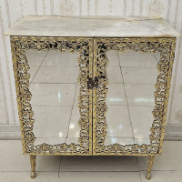 خرید، قیمت و مشخصات جا کفشی برنزی مدل گل سرخ با رویه سنگ مرمر، با قیمت مناسب_ هنرظریف