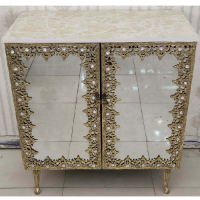 خرید، قیمت و مشخصات جاکفشی برنزی مدل حاشیه گل آفتابگردان دو درب، جدید ترین مدل بازار_ هنرظریف