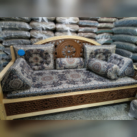 خرید، قیمت و مشخصات سرویس ۷ تکه نارنج رنگ سورمه ای، جدید و ساده_ هنرظریف