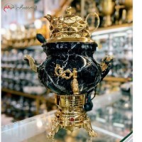 خرید آنلاین، سماور برقی برنجی کد 116 با طراحی متفاوت و زیبا دارای روکش، تمام اتوماتیک و کم مصرف همراه با ضمانت، زیر قیمت بازار | هنرظریف