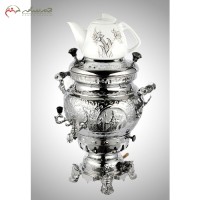 خرید آنلاین، سماور برنجی 7 لیتری جولیا با قلم زنی سنتی، سه کاره دارای ضمانت نامه 12 ماهه، زیر قیمت بازار | هنرظریف