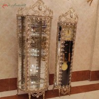 خرید آنلاین، ست ساعت ویترین و ساعت ایستاده برنزی با مدل گل آفتابگردان بزرگ، بسیار زیبا، به قیمت تولیدی | هنرظریف