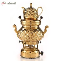 خرید آنلاین، سماور 3 کاره گازی از جنس برنج، ترموکوپل مشبک، بدون تغییر رنگ، با قیمت عالی | هنرظریف