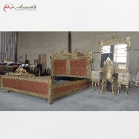 خرید آنلاین، سرویس خواب برنزی دو نفره درجه یک و رنگ بندی متنوع، بسیار شیک و خاص، زیر قیمت بازار | هنرظریف