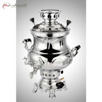 خرید، قیمت و مشخصات سماور 8 لیتری پارسیان ساده با ورق ضخیم برنجی و رویه کروم و نیکل با ضمانت 12 ماهه - چترزندگی