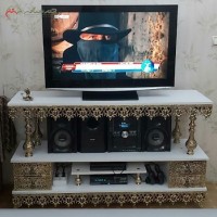 خرید آنلاین ، میز تلویزیون برنزی چهار کشو تسمه جدید، صفحه ام دی اف، طراحی جدید و زیبا، زیر قیمت بازار | هنرظریف