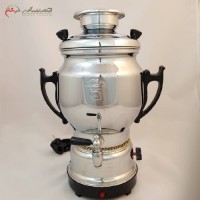 خرید آنلاین، سماور 6 لیتری برقی مدل شیوا کد 116 با ورق 8 دهم و روکش کروم آبکاری شده، زیر قیمت بازار | هنرظریف