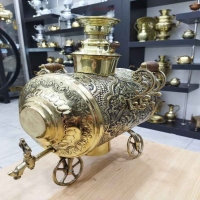 مشخصات کامل و قیمت سرویس سماور سلطنتی ورق ضخیم قلم دست اعلاء بسیار خاص و منحصر به فرد | هنرظریف