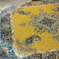 خرید، قیمت و مشخصات رومیزی یک در یک شروین زرد ارزان و با کیفیت _ هنرظریف