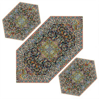 خرید، قیمت و مشخصات سری سه تکه پانیذ مشکی مدل 1210 ارزان و با کیفیت _ هنرظریف