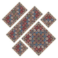 خرید، قیمت و مشخصات سری پنج تکه امپراطور قرمز مدل 1005 ارزان و با کیفیت _ هنرظریف